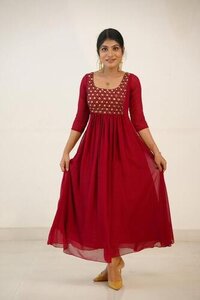 GEORGETTE KURTI WITH DUPPATA