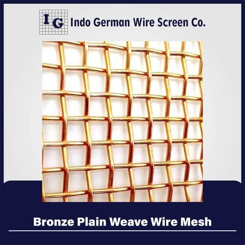 Bronze Plain Weave Wire Mesh