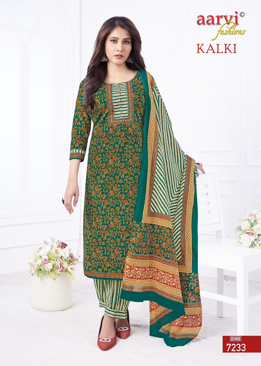 Aarvi Kalki Vol-1 Kurti Afghani Pant With Dupatta