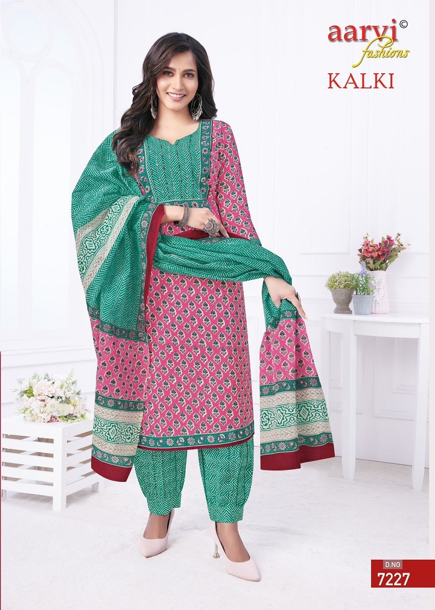 Aarvi Kalki Vol-1 Kurti Afghani Pant With Dupatta