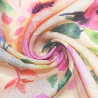 Printed fabric for pretty women dress in india