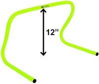 SAS SPORTS Training Hurdles  (Set of 6) 12 Inch