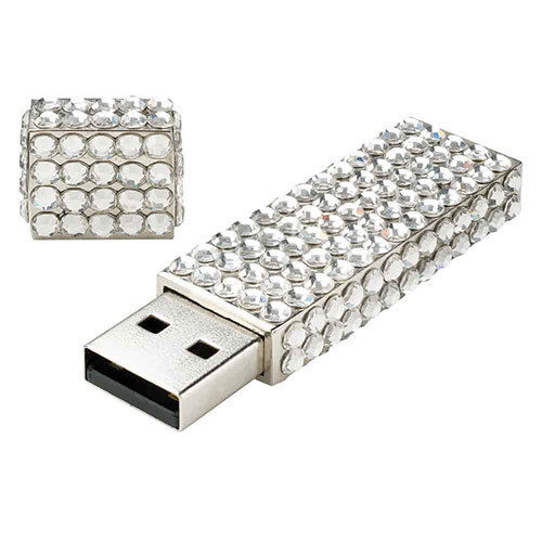 Silver Customized  Pen Drive