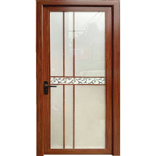 Brown 35mm Designer Aluminium Bathroom Door