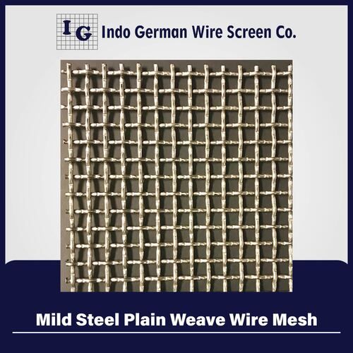 Mild Steel Plain Weave Wire Mesh