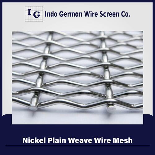 Nickel Plain Weave Wire Mesh