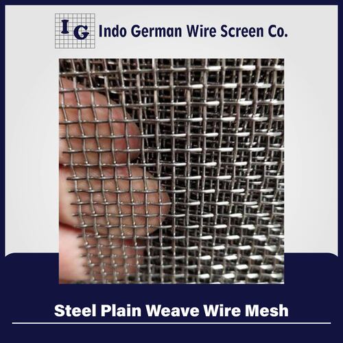 Steel Plain Weave Wire Mesh