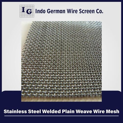 Stainless Steel Welded Plain Weave Wire Mesh