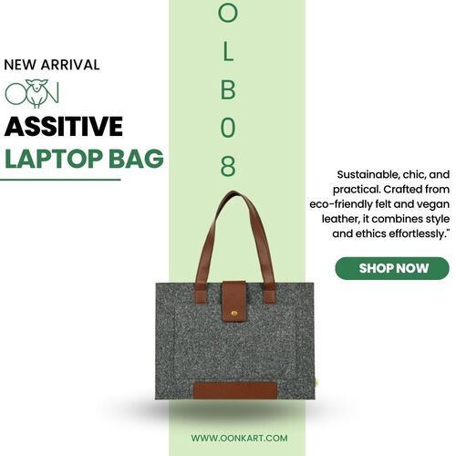 Eco friendly Nonwoven Felt Laptop Bag