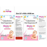 50mg Cefpodoxime Oral Suspension IP