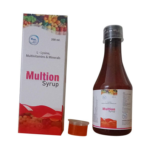 L Lysine Multivitamins And Minerals Syrup General Medicines