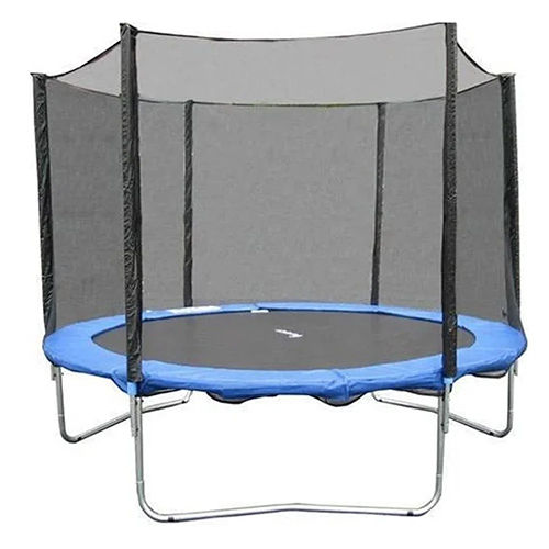 Black & Blue Or Multi Colour Round Trampoline