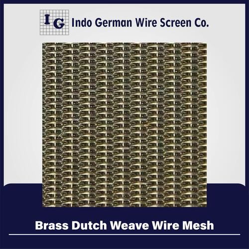 Brass Dutch Weave Wire Mesh