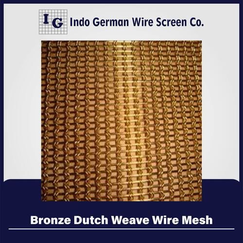 Bronze Dutch Weave Wire Mesh