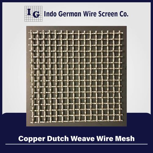 Copper Dutch Weave Wire Mesh