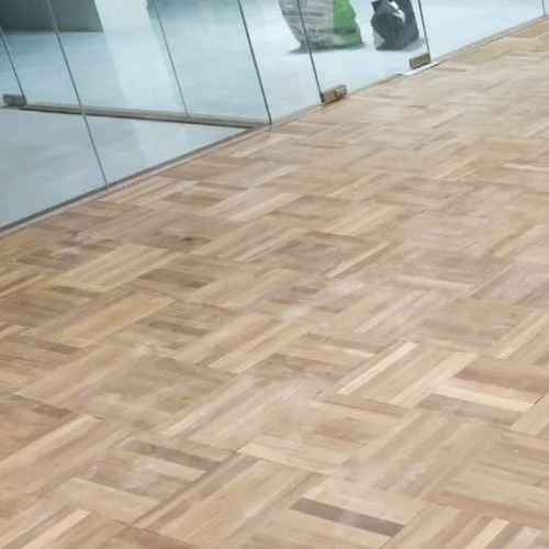 Herringbone Burma Teak Wooden Flooring