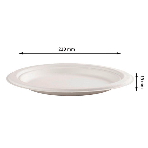 9 Inch Disposable Round Plate