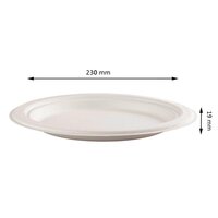 9 Inch Disposable Round Plate