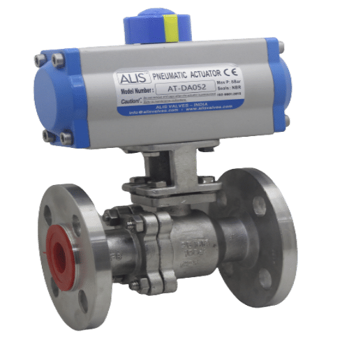 Pneuamtic Ball Valves Flange End 300