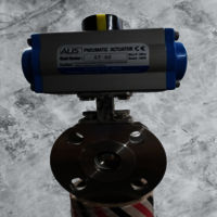 Pneumatic Wafer Type Ball Valve