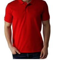 Mens Plain Polyster Collor T Shirt