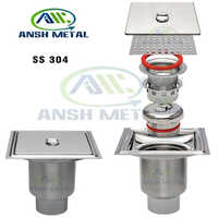 Ss Drain Trap With Double Seal - Color: Silver