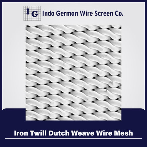 Twill Dutch Weave Wire Mesh