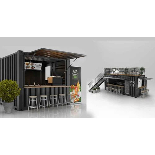 Steel Coffee Shop Container