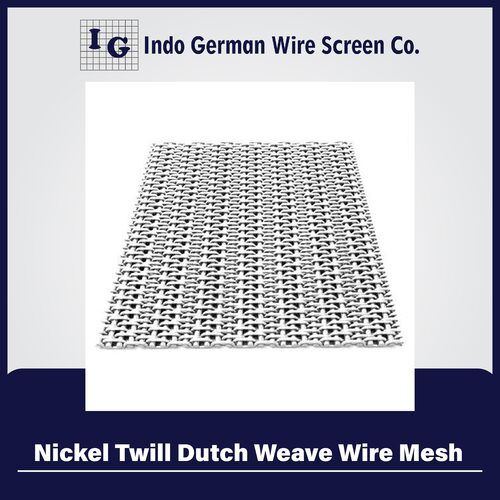 Nickel Twill Dutch Weave Wire Mesh