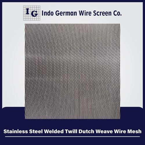 Stainless Steel Welded Twill Dutch Weave Wire Mesh