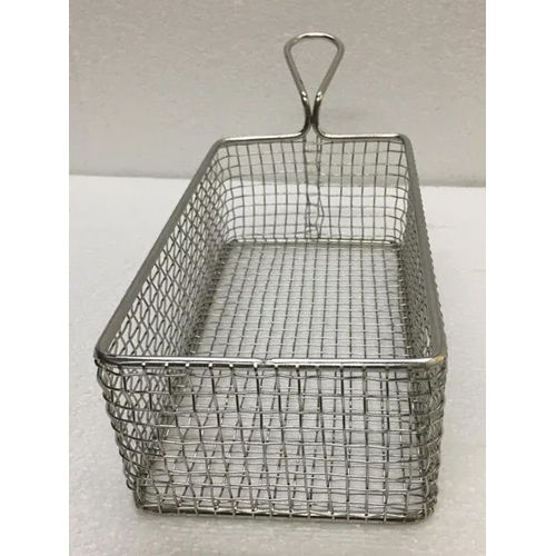 Durable 5L Stainless Steel Fryer Basket