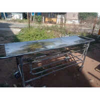 Hospital Patient Stretcher Stainless Steel With Side Rails