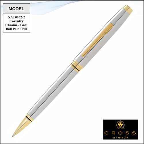 Cross Coventry Ball Pen - Medalist - Color: Chrome