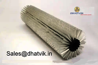 Nylon Roller Brush - Color: Silver