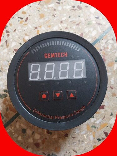 GEMTECH Series 3000 Digital Pressure Gauge Range 30-0-30 PASCAL