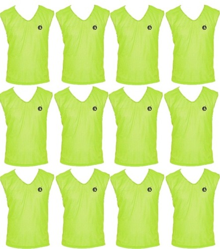 SAS Sports Bibs Fluro Green Set of 12 Large