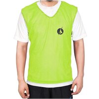 SAS Sports Football Bibs Set of 12 Fluro Green XL