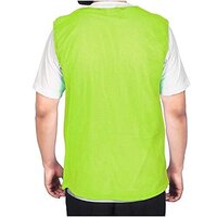 SAS Sports Football Bibs Set of 12 Fluro Green XL