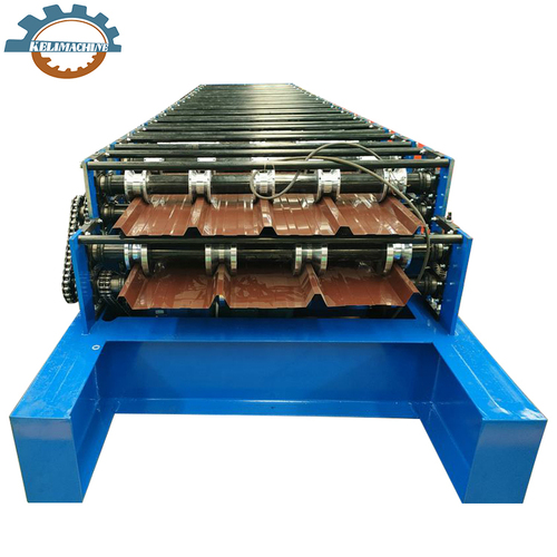 Metal Roof Panel Roll Forming Machine - Color: Blue