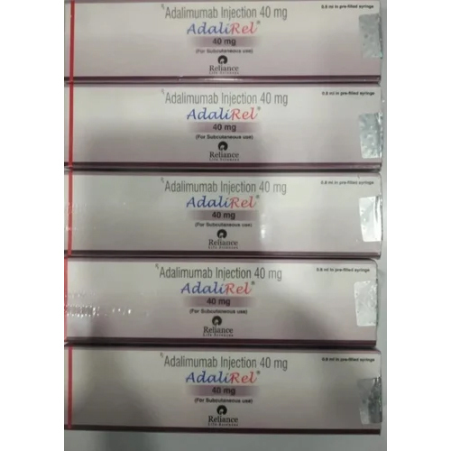 Adalimumab Injection - 40 Mg Liquid Formulation | Recommended Dosage Store in Dry & Cool Place