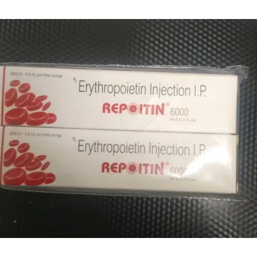 Repoitein 6000 Injection - Liquid Form, Dosage as Suggested | Dry & Cool Storage Instructions, Injection Drug Type