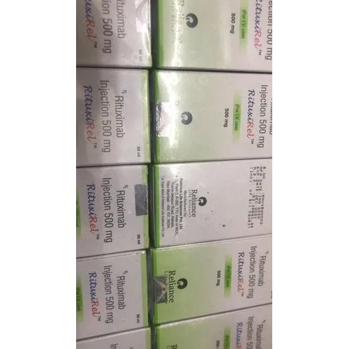 Rituximab Injection - 500 Mg Liquid Dose, Storage in Dry & Cool Place | Recommended Dosage Guidelines and Injection Drug Type