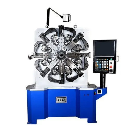 Cnc Spring Forming Machine - Color: Blue