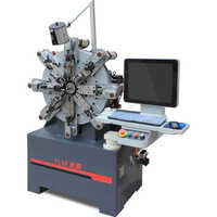 CNC Spring Forming Machine - Mild Steel, Gray | Automatic, Computerized, Industrial Use, Warranty Included
