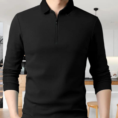 Men's Polo T Shirt Plain Full Sleeves