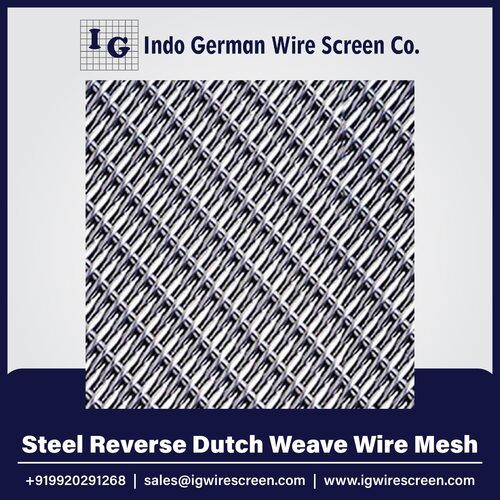 Steel Reverse Dutch Weave Wire Mesh