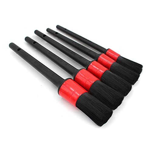 Maple Car Care Car Cleaning Tools Soft Bristle Auto Brush Car Detailing Brush (Set 5)