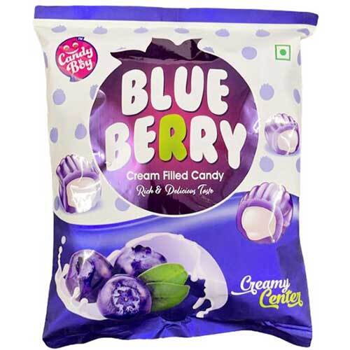 Blue Berry Cream Filled Candy
