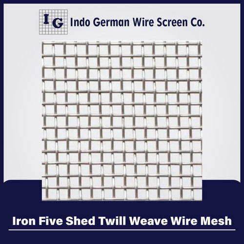 Five Shed Twill Weave Wire Mesh