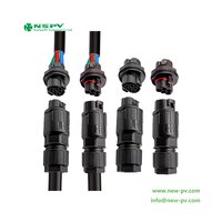 Waterproof Solar AC Connectors 3Pin 5P 500V PV Inverter Connectors AC Power Connectors